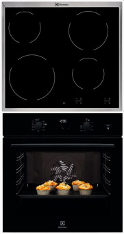 Комплект варочная панель Electrolux EHF 6240 XXK + духовой шкаф Electrolux EOD5C50Z