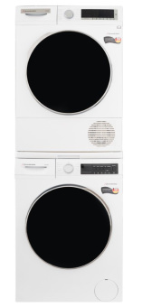 Комплект стиральной и сушильной машины Schaub Lorenz SLW FW8434 D +SLR TA821 + 2.1 с полкой