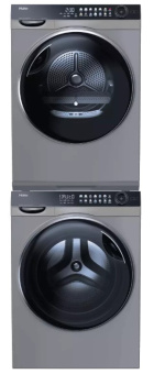 Комплект стиральной и сушильной машины Haier HW100-BD14378S + HD100-A2378S + СКS-1