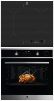 Комплект варочная панель Electrolux EIS 6648 + духовой шкаф Electrolux EOC6H76X