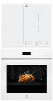 Комплект варочная панель Electrolux CIS62450FW + духовой шкаф Electrolux OKC8H39WV