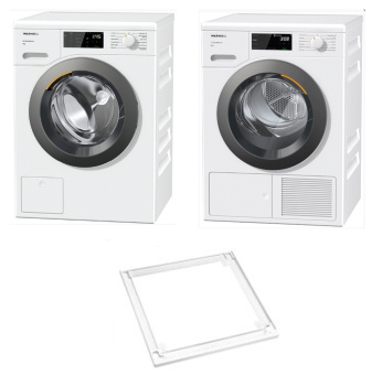 Комплект стиральной и сушильной машины Miele WED125 WCS + TED265WP