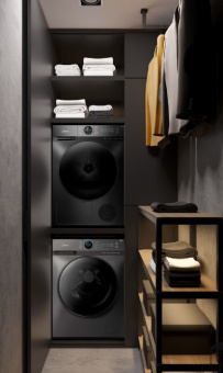 Комплект стиральной и сушильной машины Midea MF200W90WBS/S-RU + MD200D90WB/S-RU
